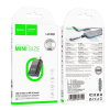 Adapter OTG USB C do USB A Hoco UA36B transparentny czarny-376523