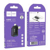 Adapter OTG 2w1 USB C / Lightning do USB A Hoco UA31F czarny-376548