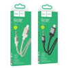 Kabel AUX Jack 3,5 mm (męski) do Lightning (męski) Hoco 1 m UPA32A złoty-376598