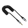 Kabel AUX Jack 3,5 mm do USB C Hoco 1,5 m UPA33B czarny-376675
