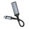 Kabel konwersji z USB C do HDMI żeński Hoco 4K 30Hz 0,2 m UA43A stalowy szary-376690