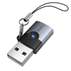 Adapter OTG USB A do USB C Hoco UA46B grafitowy-376762