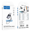 Adapter OTG USB A do USB C Hoco UA46B grafitowy-376769