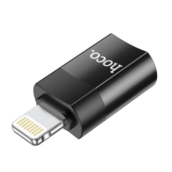 Adapter USB C do Lightning Hoco UA17 czarny-376422