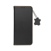Etui z klapką na iPhone 15 Smart Pro Book skórzane czarne