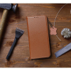Etui z klapką na Samsung S25 EDGE Smart Pro Book skórzane brązowe-379381