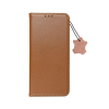 Etui z klapką na Samsung S25 EDGE Smart Pro Book skórzane brązowe-379387