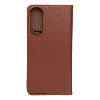 Etui z klapką na Samsung S25 EDGE Smart Pro Book skórzane brązowe-379386