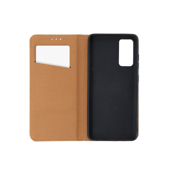 Etui z klapką na Xiaomi Redmi NOTE 15 5G Smart Pro Book skórzane brązowe-379849