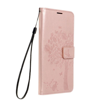 Etui z klapką na Samsung S22 Mezzo Book drzewo złoto-różowe-380452