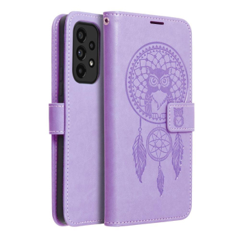 Etui z klapką na Samsung A52 5G / A52 LTE ( 4G ) / A52s 5G Mezzo Book łapacz snów fioletowe-380835