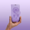 Etui z klapką na Samsung A14 4G / A14 5G Mezzo Book łapacz snów fioletowe-381286