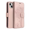 Etui z klapką na iPhone 13 Mezzo Book drzewo złoto-różowe-382816