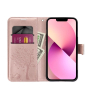 Etui z klapką na iPhone 12 / 12 PRO Mezzo Book drzewo złoto-różowe-382828