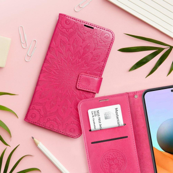 Etui z klapką na Samsung A56 5G Mezzo Book mandala magenta-382359