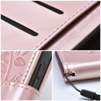 Etui z klapką na iPhone 13 Mezzo Book drzewo złoto-różowe-382821