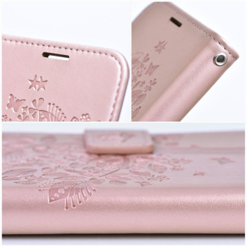 Etui z klapką na iPhone 13 Mezzo Book drzewo złoto-różowe-382822