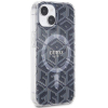 GUESS futerał do IPHONE 15 Plus kompatybilny z MagSafe GUHMP15MHGCUSTGK do iPhone 15 Plus (IML GCUBE) czarny-384826