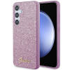 GUESS futerał do SAMSUNG S24 GUHCS24SHGGSHU (Glitter Script) fioletowy