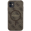 GUESS futerał do IPHONE 11 kompatybliny z MagSafe GUHMN61G4GFRW (4G Ring classic logo) brązowy-384980