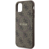 GUESS futerał do IPHONE 11 kompatybliny z MagSafe GUHMN61G4GFRW (4G Ring classic logo) brązowy-384983
