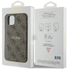 GUESS futerał do IPHONE 11 kompatybliny z MagSafe GUHMN61G4GFRW (4G Ring classic logo) brązowy-384985