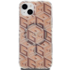 GUESS futerał do IPHONE 15 kompatybilny z MagSafe GUHMP15SHGCUSTGW (IML GCUBE) brązowy -385020