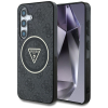 GUESS futerał do SAMSUNG S25 GUHMS25SHG4PRTGK (Magnetic IML Metal Glitter 4G Circle Triangle) czarny
