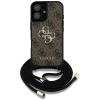 GUESS futerał do IPHONE 16 GUHCP16SP4GMGCRW (CBDY PU 4G Big Logo W/Cord Strap) brązowy-385811
