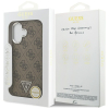 GUESS futerał do IPHONE 17 kompatybilny z MagSafe GUHMP17SP4TSRCMW (PU 4G W/Triangle Logo SL) brązowy-386187
