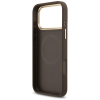 GUESS futerał do IPHONE 17 Pro Max kompatybilny z MagSafe GUHMP17XP4GRMDEW (PU W/ 4G Strass Logo) brązowy-386789
