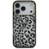 GUESS futerał do IPHONE 17 Pro kompatybilny z MagSafe GUHMP17LHLEGTGLK (PC TPU W/ Leopard Glitter) czarny-386897