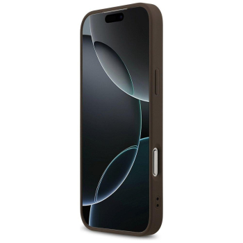 GUESS futerał do IPHONE 17 Pro Max kompatybilny z MagSafe GUHMP17XP4RPSW (4G Printed Stripes) brązowy-386120