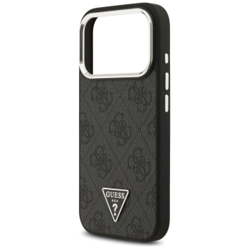 GUESS futerał do IPHONE 17 Pro kompatybilny z MagSafe GUHMP17LP4TSRCMK (PU 4G W/Triangle Logo SL) czarny-386232