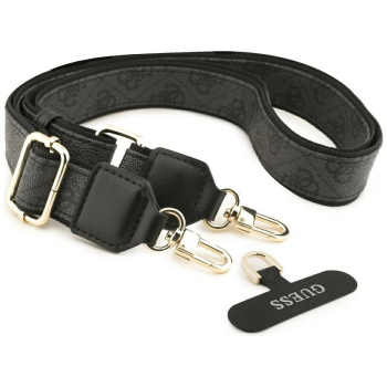 GUESS futerał do IPHONE 17 kompatybilny z MagSafe GUHMP17SP4G4DCSK (PU W/ Strass Logo & Big Strap Metal Buttons) czarny