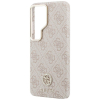 GUESS futerał do SAMSUNG S26 Ultra GUHMS26LP4GRMDEP (4G Rhinestone Round Logo MagSafe) różowy-387319