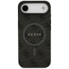 GUESS futerał do IPHONE 17 Air kompatybilny z MagSafe GUHMP17MG4GFRK (PU 4G Ring Classic Logo) czarny-387577