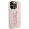 KARL LAGERFELD futerał do IPHONE 15 Pro KLHCP15L3DMBKCP (3D Logo Glitter) różowy-387903