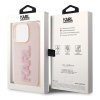 KARL LAGERFELD futerał do IPHONE 15 Pro KLHCP15L3DMBKCP (3D Logo Glitter) różowy-387907