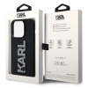 KARL LAGERFELD futerał do IPHONE 15 Pro Max KLHCP15X3DMBKCK (3D Logo Glitter) czarny-387931