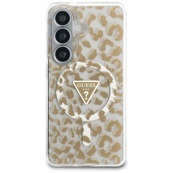 GUESS futerał do SAMSUNG S26 GUHMS26SHLEGTGLW (Magnetic IML Leopard Print Triangle) brązowy-387508