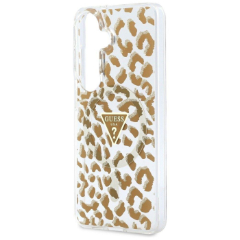 GUESS futerał do SAMSUNG S26 GUHMS26SHLEGTGLW (Magnetic IML Leopard Print Triangle) brązowy-387511