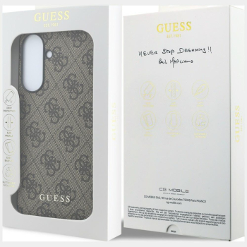 GUESS futerał do SAMSUNG Galaxy A37 GUHCSA37GF4GBR (PU 4G Classic Logo with Charm) brązowy-387743