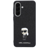 KARL LAGERFELD futerał do SAMSUNG A57 KLHCSA57GKNPSK (Fixed Glitter Ikonik Logo Metal Pin) czarny-389073