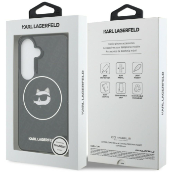 KARL LAGERFELD futerał do SAMSUNG S26 KLHMS26SHMKBCHOK (Magnetic IML Repeated Logo and Choupette) czarny-389014