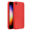Etui na iPhone 7 / 8 / SE 2020 / SE 2022 Silicone Mag Cover zgodne z MagSafe (camera protection) czerwone-392208