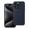 Etui na iPhone 15 PRO MAX Silicone Mag Cover zgodne z MagSafe (camera protection) tytanowy niebieskie