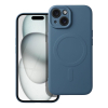Etui na iPhone 15 Silicone Mag Cover zgodne z MagSafe (camera protection) niebieskie