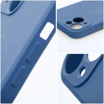 Etui na Samsung A56 Silicone Mag Cover zgodne z MagSafe (camera protection) niebieskie-392925