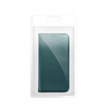 Etui z klapką na iPhone 16 Smart Magneto ciemnozielone-395672